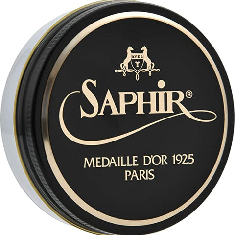 Saphir Pate de Luxe Wax Shoe Polish Light Brown