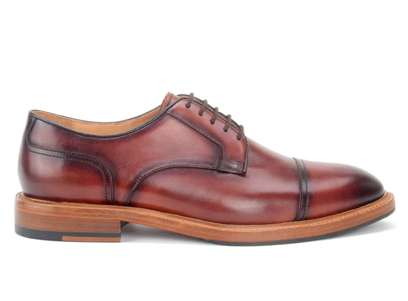 Warfield & Grand Halter Plain Toe Leather Derby Warfield___Grand_Clement_Cogna  main image 3